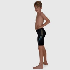 Speedo - Junior Hexagonal Jammer - Black 8 Speedo - Junior Hexagonal Jammer - Black -Swim and Beyond speedo junior hexagonal jammer black 3