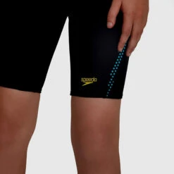 Speedo - Junior Hexagonal Jammer - Black 9 Speedo - Junior Hexagonal Jammer - Black -Swim and Beyond speedo junior hexagonal jammer black 4