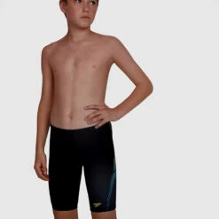Speedo - Junior Hexagonal Jammer - Black 10 Speedo - Junior Hexagonal Jammer - Black -Swim and Beyond speedo junior hexagonal jammer black 5
