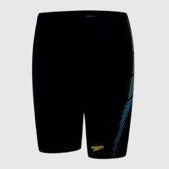 Speedo - Junior Hexagonal Jammer - Black 11 Speedo - Junior Hexagonal Jammer - Black -Swim and Beyond speedo junior hexagonal jammer black 6