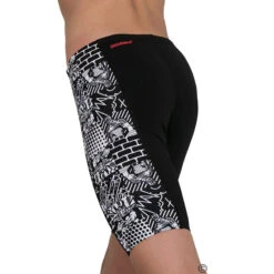 Speedo - Junior's Marvel Digital Panel Jammers - Black/White -Swim and Beyond speedo juniors marvel digital panel jammers black white 6