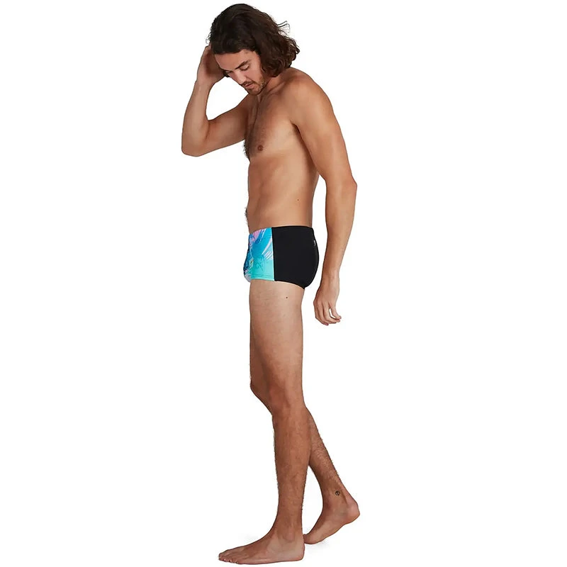 Speedo - Men's 17cm Club Training Placement Brief - Black/Blue 4 Speedo - Men's 17cm Club Training Placement Brief - Black/Blue - Image 4
