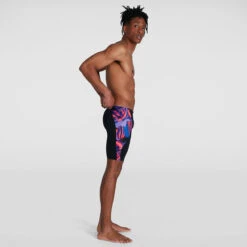 Speedo - Mens Allover Digital V-Cut Jammer - Black/Red 13 Speedo - Mens Allover Digital V-Cut Jammer - Black/Red -Swim and Beyond speedo mens allover digital v cut jammer black red 4