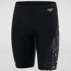 Speedo - Mens Eco Allover V-Cut Jammer - Black/Grey 19 Speedo - Mens Eco Allover V-Cut Jammer - Black/Grey -Swim and Beyond speedo mens eco allover v cut jammer black grey 9