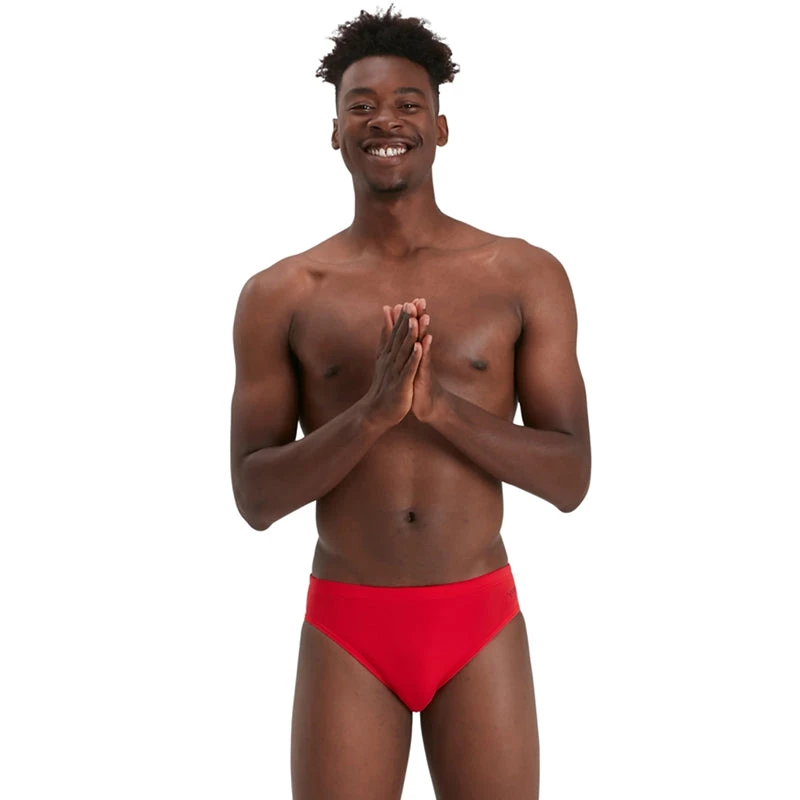 Speedo - Men's Eco Endurance+ 7cm Brief - Red 1 Speedo - Men's Eco Endurance+ 7cm Brief - Red
