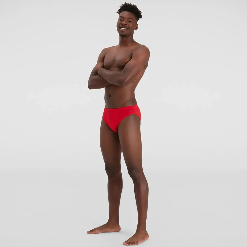 Speedo - Men's Eco Endurance+ 7cm Brief - Red 5 Speedo - Men's Eco Endurance+ 7cm Brief - Red - Image 5