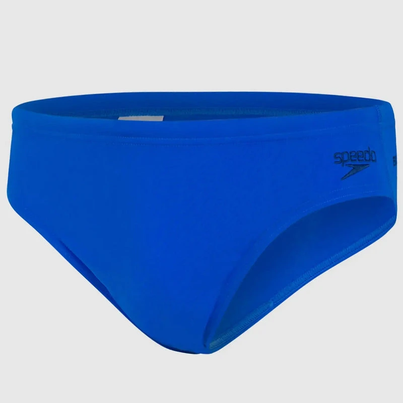 Speedo - Men's Essentials Endurance+ 7cm Brief - Blue 2 Speedo - Men's Essentials Endurance+ 7cm Brief - Blue - Image 2