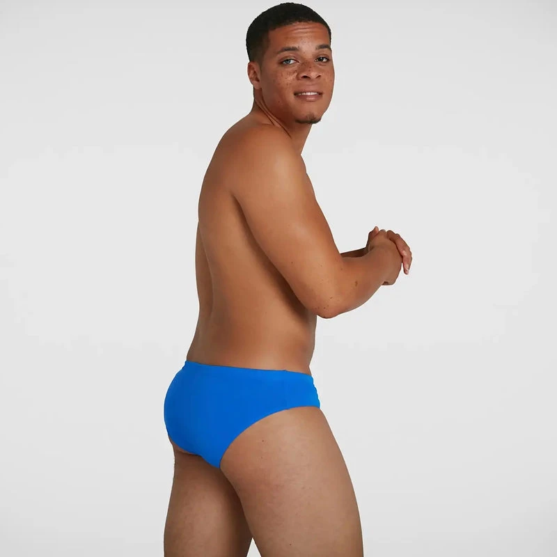 Speedo - Men's Essentials Endurance+ 7cm Brief - Blue 4 Speedo - Men's Essentials Endurance+ 7cm Brief - Blue - Image 4