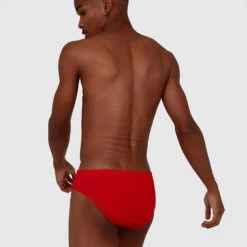 Speedo - Men's Essentials Endurance+ 7cm Brief - Red -Swim and Beyond speedo mens essentials endurance 7cm brief red 7