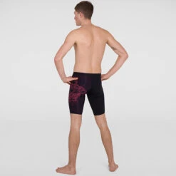 Speedo - Men's Marvel Placement V-Cut Jammer - Black/Red 11 Speedo - Men's Marvel Placement V-Cut Jammer - Black/Red -Swim and Beyond speedo mens marvel placement v cut jammer black red 4