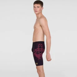 Speedo - Men's Marvel Placement V-Cut Jammer - Black/Red 12 Speedo - Men's Marvel Placement V-Cut Jammer - Black/Red -Swim and Beyond speedo mens marvel placement v cut jammer black red 5