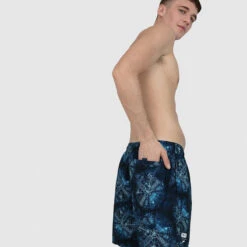 Speedo - Star Wars Death Star 16" Watershort - Black/Blue -Swim and Beyond speedo star wars death star 16 watershort black blue 4