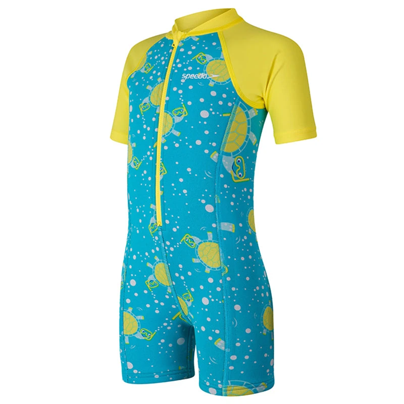 Speedo - Tommy Turtle Infant Wetsuit - Yellow/Blue 2 Speedo - Tommy Turtle Infant Wetsuit - Yellow/Blue - Image 2