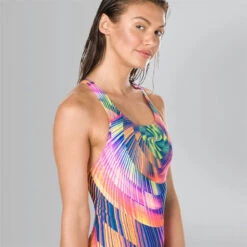 Speedo - Waltzer Whirl Placement Digital Powerback Competition Swimsuit -Swim and Beyond speedo waltzer whirl placement digital powerback swimsuit 5