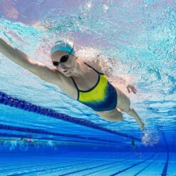 Speedo - Womens Placement Digital Turnback - Blue/Yellow 17 Speedo - Womens Placement Digital Turnback - Blue/Yellow -Swim and Beyond speedo womens placement digital turnback blue yellow 9