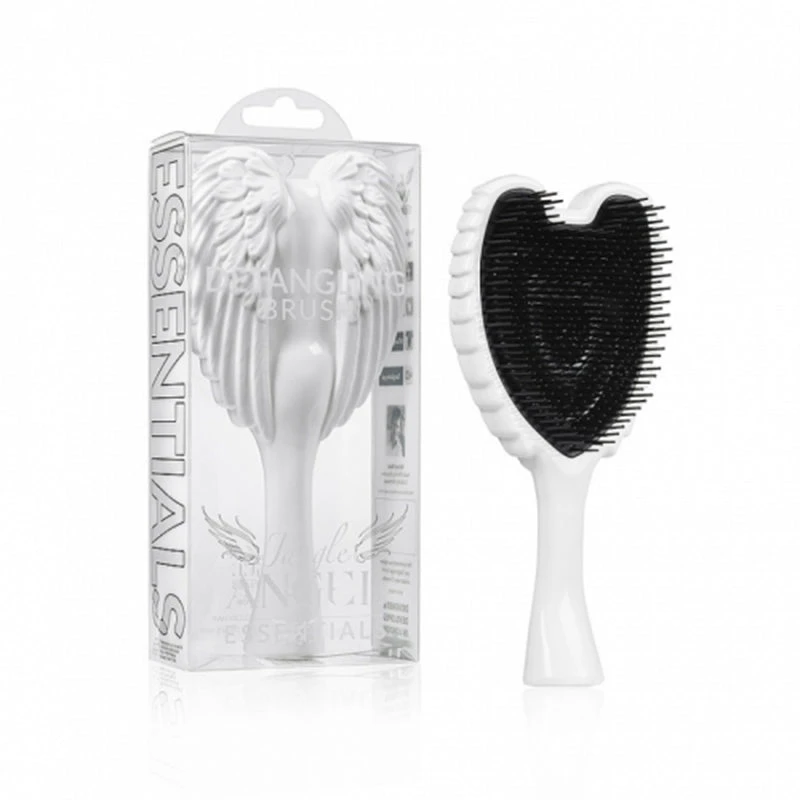 Tangle Angel Essentials - Hair Brush White / Black 3 Tangle Angel Essentials - Hair Brush White / Black - Image 3