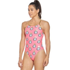 The Finals Funnies - Kingston Foil Flutterback Ladies Swimsuit -Swim and Beyond the finals kingston foil flutter back ladies one piece swimsuit 4