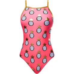 The Finals Funnies - Kingston Foil Flutterback Ladies Swimsuit -Swim and Beyond the finals kingston foil flutter back ladies one piece swimsuit 6