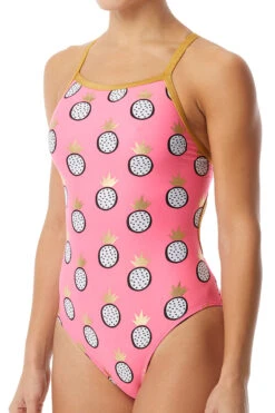 The Finals Funnies - Kingston Foil Flutterback Ladies Swimsuit -Swim and Beyond the finals kingston foil flutter back ladies one piece swimsuit 8