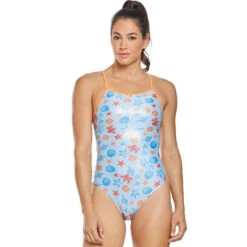 The Finals Funnies - Under The Sea Foil Flutterback Swimsuit