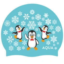 Aqua Three Wise Penguins - Christmas Swim Hat
