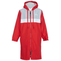 TYR - Alliance Podium Youth Team Parka (Red) 6 TYR - Alliance Podium Youth Team Parka (Red) -Swim and Beyond tyr alliance podium youth team parka red 3