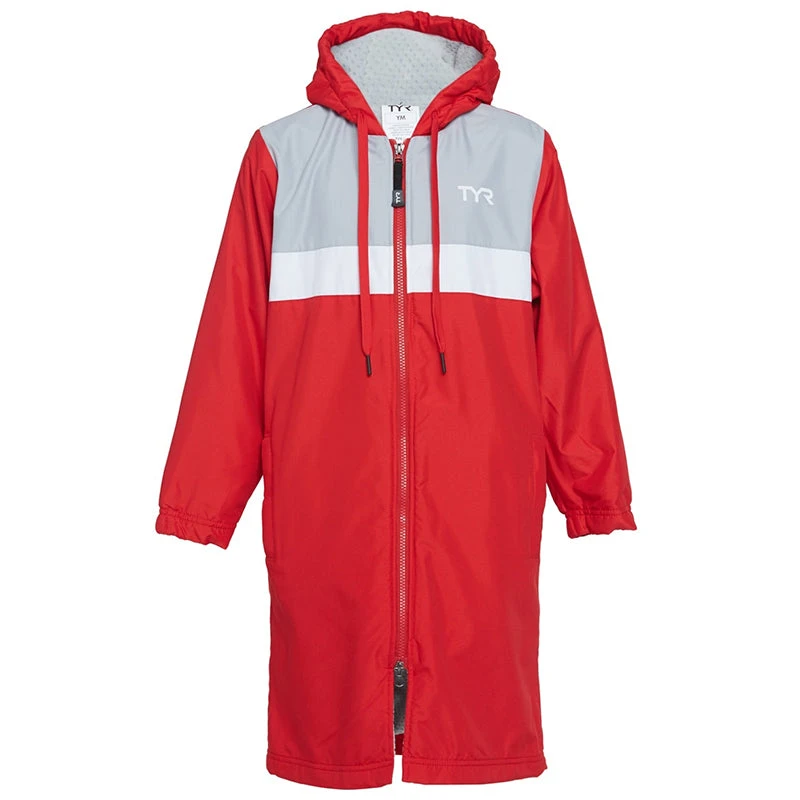 TYR - Alliance Podium Youth Team Parka (Red) 3 TYR - Alliance Podium Youth Team Parka (Red) - Image 3