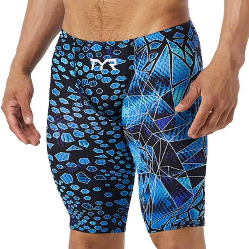 TYR - Avictor® Venom Mens Jammer Swimsuit - Black/Blues 1 TYR - Avictor® Venom Mens Jammer Swimsuit - Black/Blues