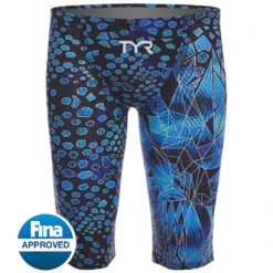 TYR - Avictor® Venom Mens Jammer Swimsuit - Black/Blues 11 TYR - Avictor® Venom Mens Jammer Swimsuit - Black/Blues -Swim and Beyond tyr avictor venom mens jammer swimsuit black blues 5