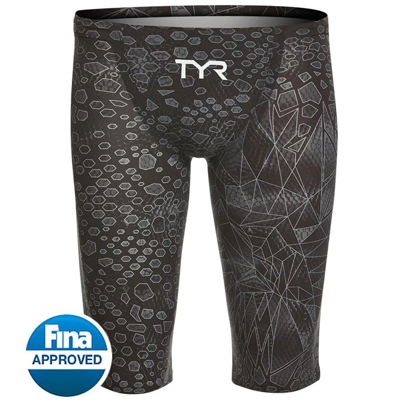 TYR - Avictor® Venom Mens Jammer Swimsuit - Black/Grey 5 TYR - Avictor® Venom Mens Jammer Swimsuit - Black/Grey - Image 5