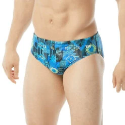 TYR - Azoic Male Training Allover Racer Durafast Briefs