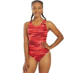 TYR - Castaway Maxfit Ladies Swimsuit - Red