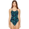 TYR - Emulsion Cutoutfit Ladies Swimsuit - Blue/Green
