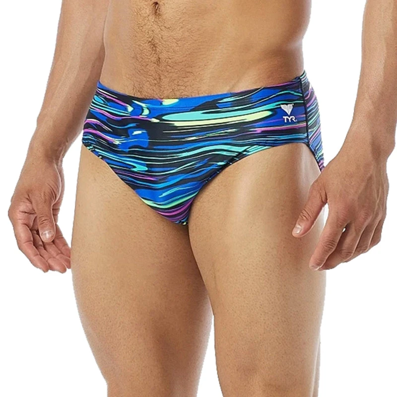 TYR - Mens Fresno Racer - Blue/Multi 2 TYR - Mens Fresno Racer - Blue/Multi - Image 2