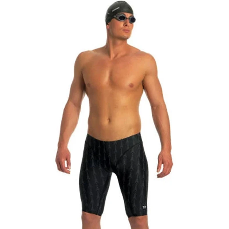 TYR - Fusion 2 Jammer Mens Competition Swimsuit - Black 1 TYR - Fusion 2 Jammer Mens Competition Swimsuit - Black