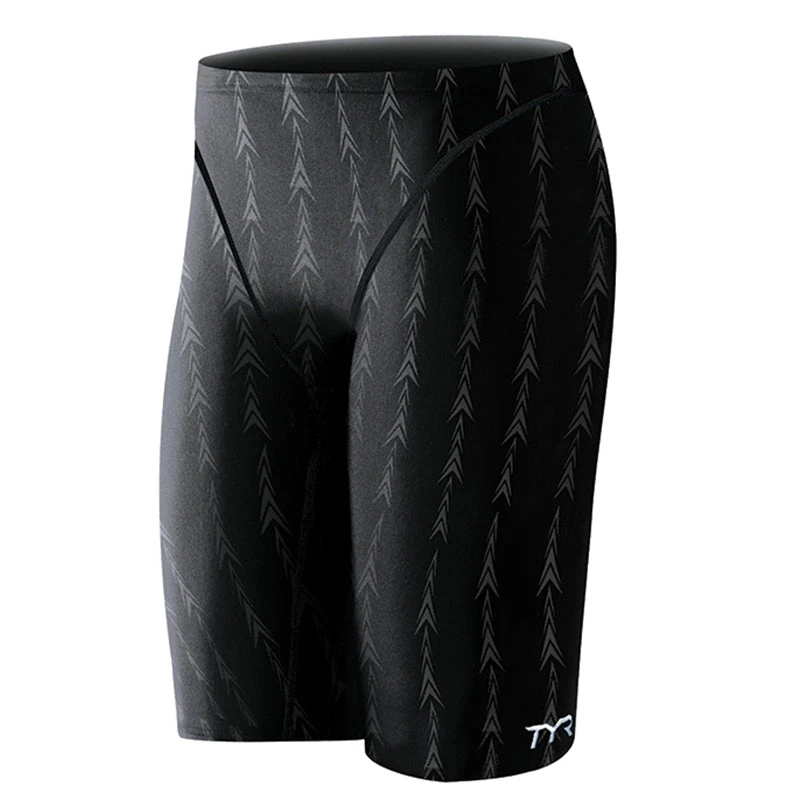 TYR - Fusion 2 Jammer Mens Competition Swimsuit - Black 2 TYR - Fusion 2 Jammer Mens Competition Swimsuit - Black - Image 2