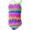 TYR - Swirl Pool Diamondfit Durafast Light Girls Swimsuit - Green