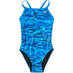 TYR - Hydra Diamondfit Ladies Swimsuit - Blue 16 TYR - Hydra Diamondfit Ladies Swimsuit - Blue -Swim and Beyond tyr hydra diamondfit ladies swimsuit blue 8