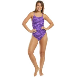 TYR - Hydra Diamondfit Ladies Swimsuit - Purple -Swim and Beyond tyr hydra diamondfit ladies swimsuit purple 5