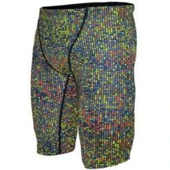 TYR - Men’s Atomic All Over Jammer Swimsuit - Black/Multi -Swim and Beyond tyr men s atmoic all over jammer swimsuit black multi 3