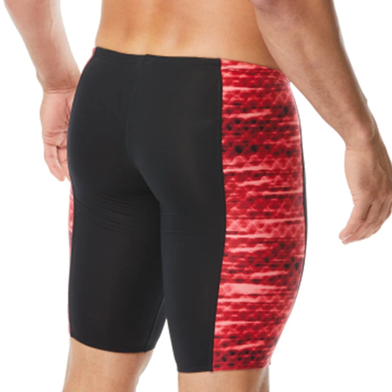 TYR - Men’s Castaway Hero Jammer Swimsuit - Red 2 TYR - Men’s Castaway Hero Jammer Swimsuit - Red - Image 2