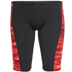 TYR - Men’s Castaway Hero Jammer Swimsuit - Red 8 TYR - Men’s Castaway Hero Jammer Swimsuit - Red -Swim and Beyond tyr men s castaway hero jammer swimsuit red 4