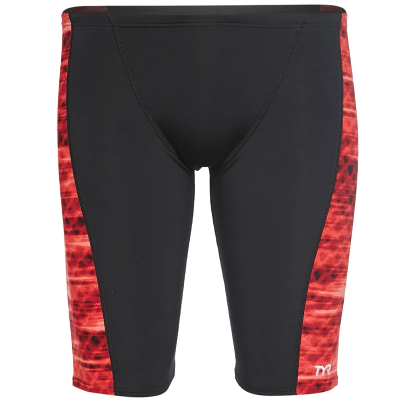 TYR - Men’s Castaway Hero Jammer Swimsuit - Red 4 TYR - Men’s Castaway Hero Jammer Swimsuit - Red - Image 4