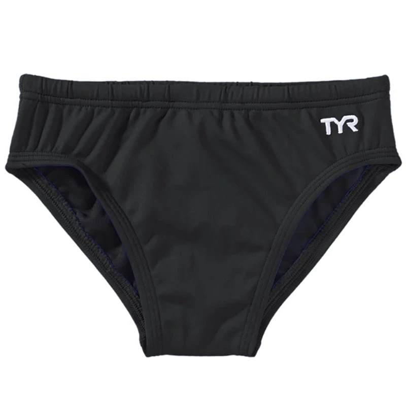 TYR - Men’s Durafast Elite Solid Racer Swimsuit - Black 4 TYR - Men’s Durafast Elite Solid Racer Swimsuit - Black - Image 4