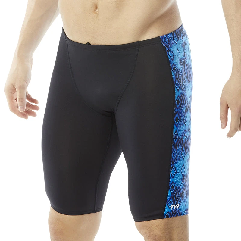 TYR - Men’s Glacial Hero Jammer Swimsuit - Blue 1 TYR - Men’s Glacial Hero Jammer Swimsuit - Blue