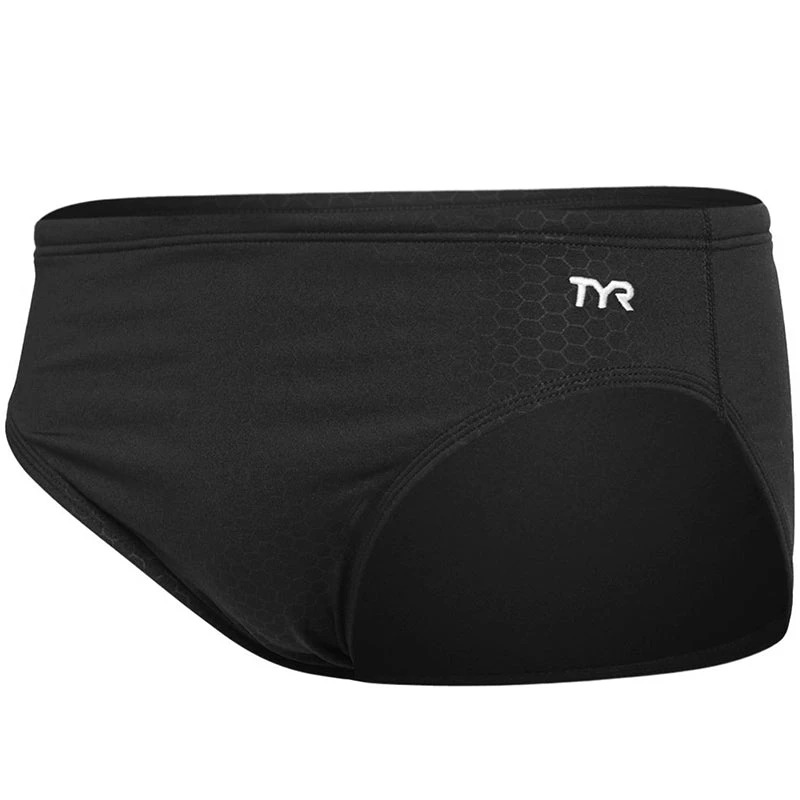 TYR - Men’s Hexa All Over Racer Swimsuit - Black 4 TYR - Men’s Hexa All Over Racer Swimsuit - Black - Image 4