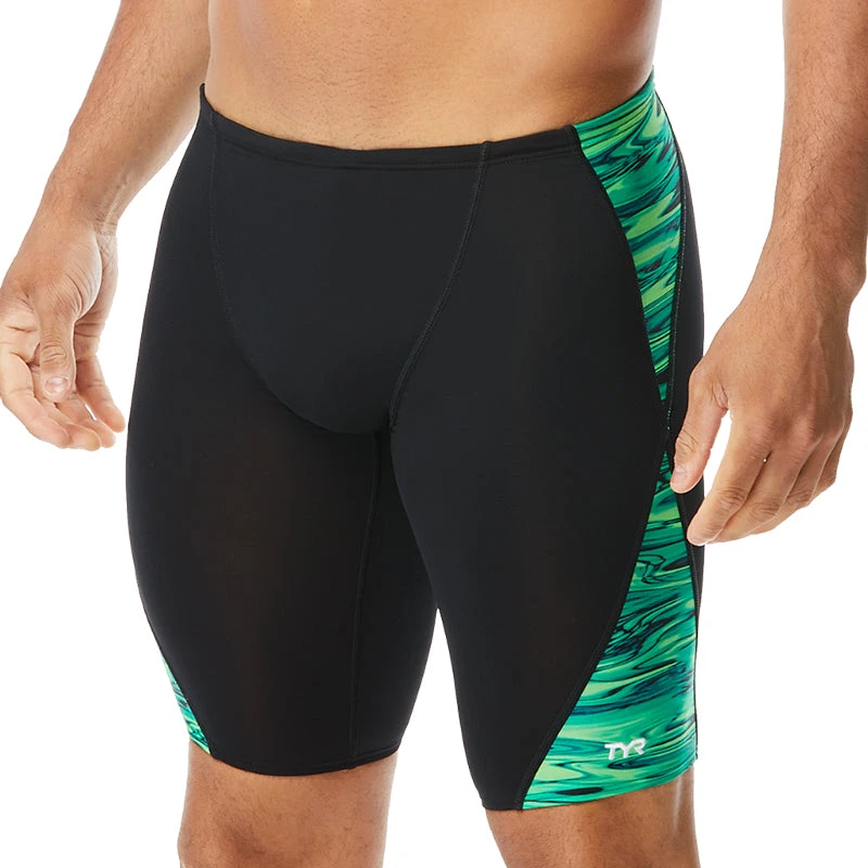 TYR - Men’s Hydra Blade Jammer Swimsuit - Green 1 TYR - Men’s Hydra Blade Jammer Swimsuit - Green
