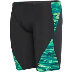 TYR - Men’s Hydra Blade Jammer Swimsuit - Green 7 TYR - Men’s Hydra Blade Jammer Swimsuit - Green -Swim and Beyond tyr men s hydra blade jammer swimsuit green 3