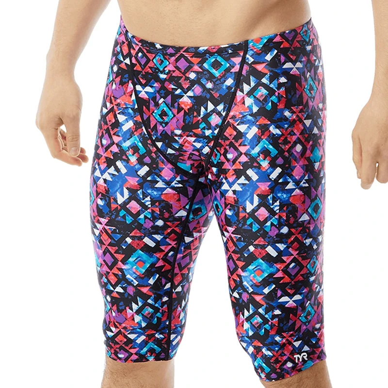 TYR - Men’s Meso All Over Jammer Swimsuit - Black/Multi 1 TYR - Men’s Meso All Over Jammer Swimsuit - Black/Multi