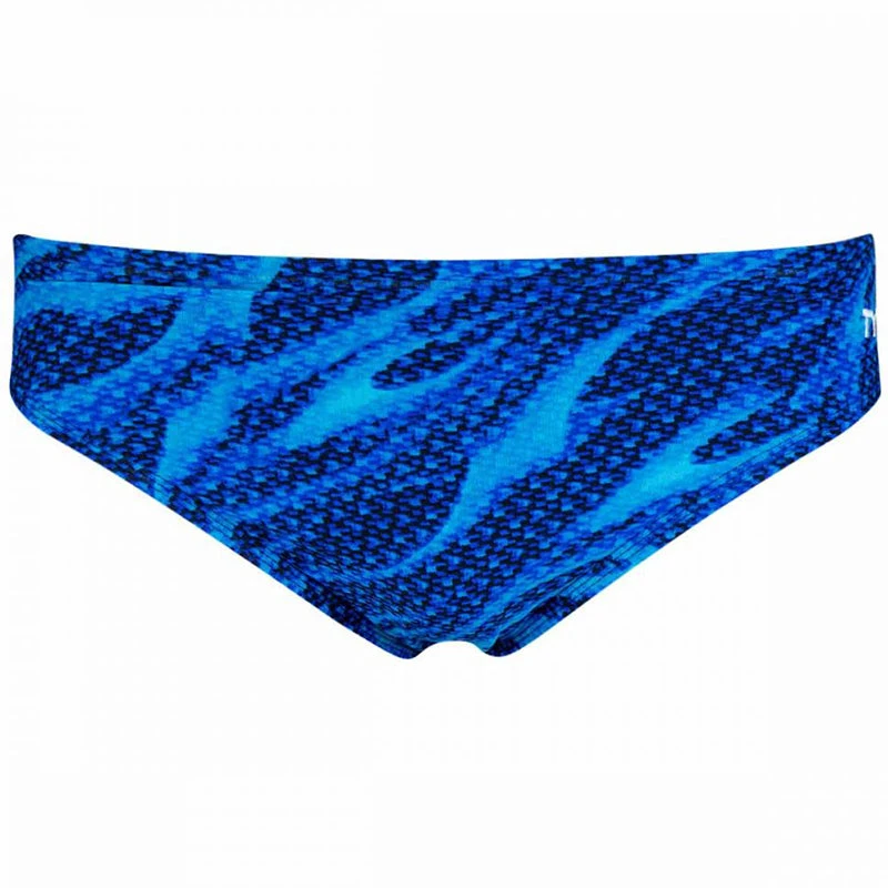 TYR - Men’s Reaper Wave All Over Racer Swimsuit - Blue 3 TYR - Men’s Reaper Wave All Over Racer Swimsuit - Blue - Image 3